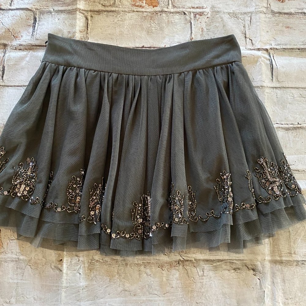 Suite Blanco Gray Skirt - Picture 2 of 12